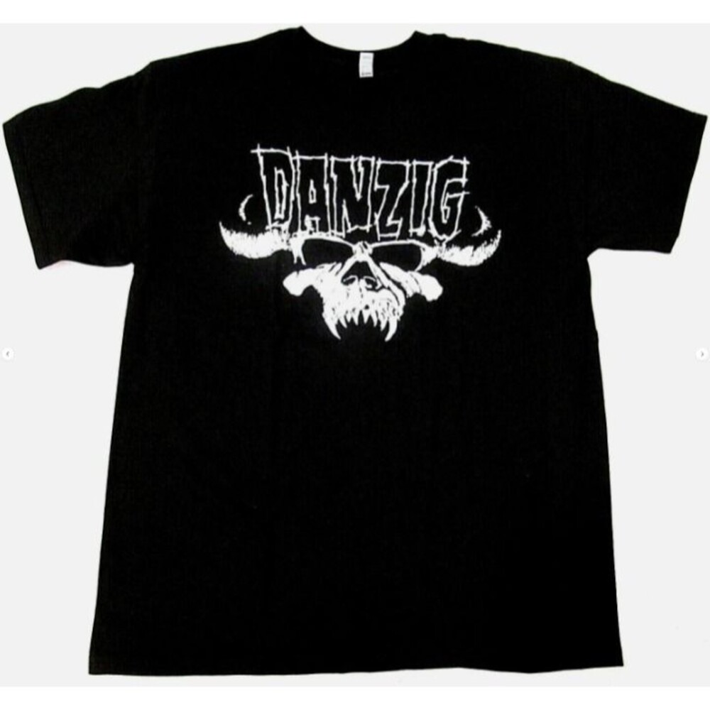 rare DANZIG T-shirt Hardcore Heavy Metal Hard Rock Tee Adult Men's Black New XS
